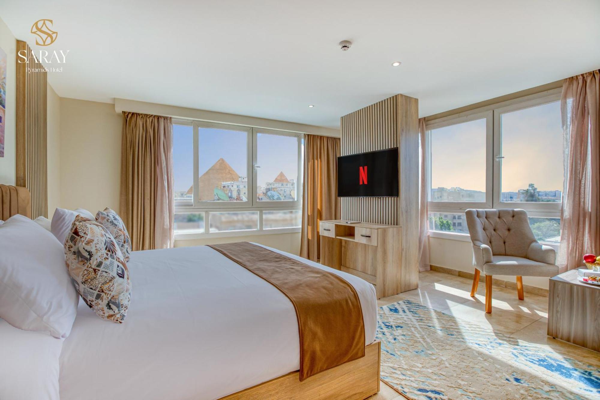 Saray Pyramids & Museum View Hotel Kafrat al Jabal Room photo